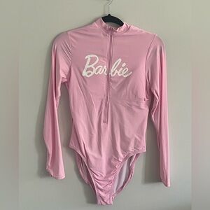 Barbie Light Pink Long Sleeve Swimsuit